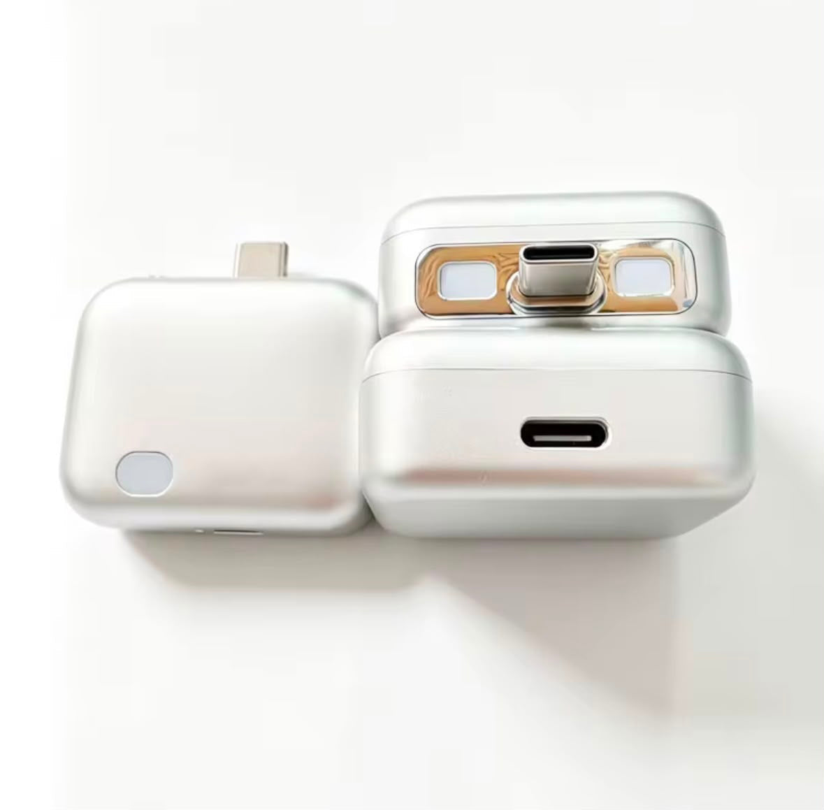 Close-up of Voltora's USB-C connector and eject arms